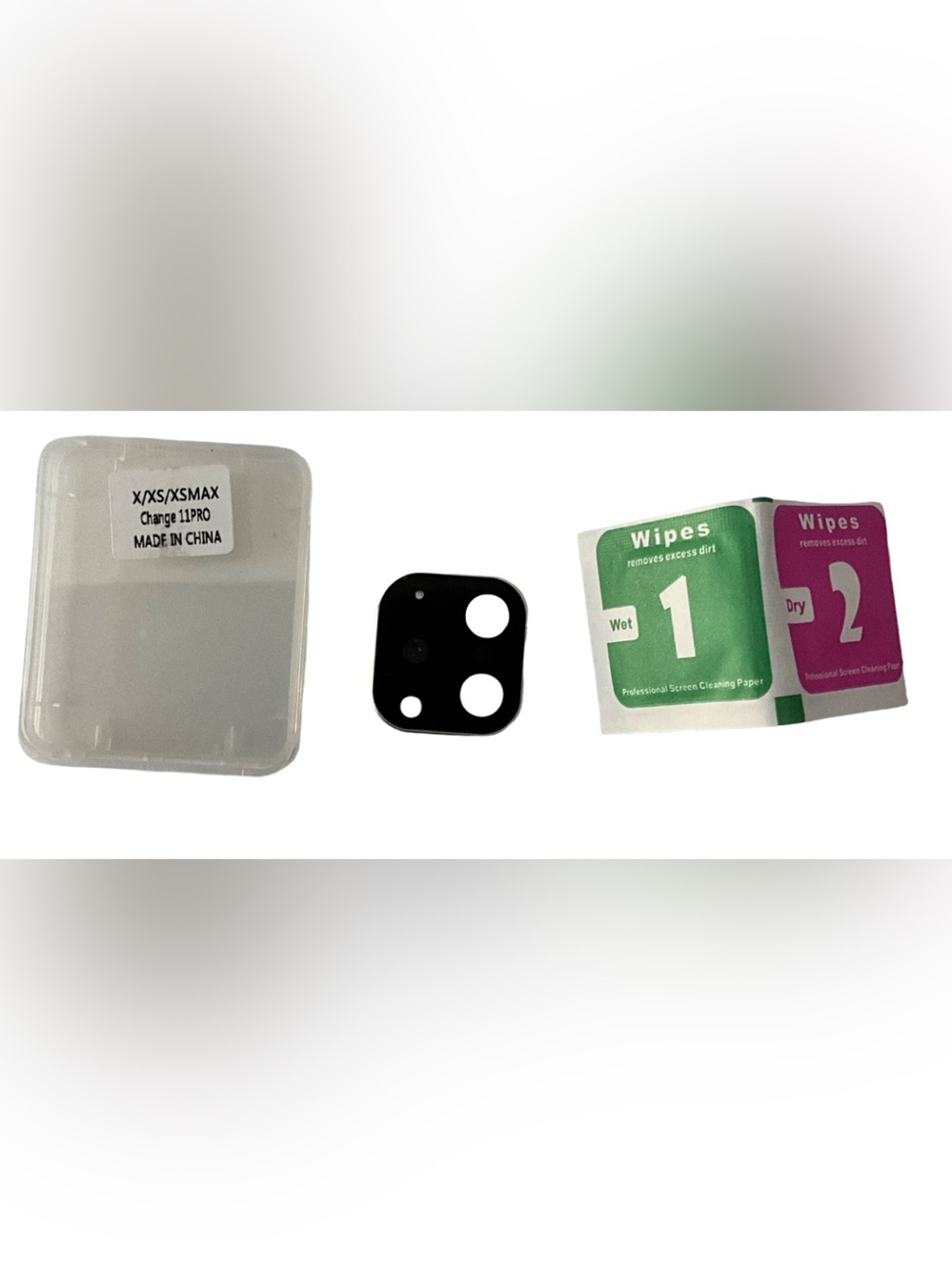 iPhone X XS XS Max to 11 Pro Camera Conversion Cover Black